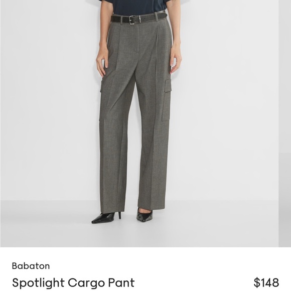NWT Aritzia Babaton Spotlight Cargo Dress Pants - Picture 1 of 5